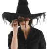 Elope Grunge Witch Black Costume Hat Accessory
