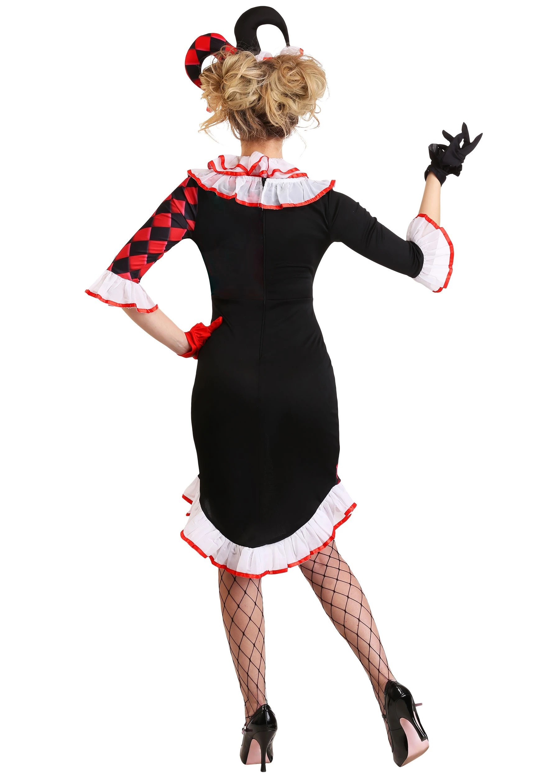 Fun Costumes Women's Haute Harlequin Costume 4 Fun Costumes Women's Haute Harlequin Costume - Image 2
