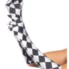 LEG AVENUE Harlequin Elbow Length Gloves -Wonderful Halloween Costumes Shop harlequin elbow length gloves