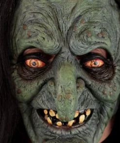 Oktober Studios Haxan Green Witch Mask For Adults -Wonderful Halloween Costumes Shop haxan green witch mask alt 2