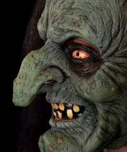 Oktober Studios Haxan Green Witch Mask For Adults -Wonderful Halloween Costumes Shop haxan green witch mask alt 3