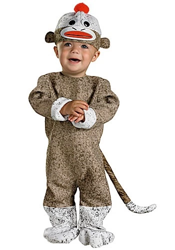 Disguise Sock Monkey Costume For Infants 3 Disguise Sock Monkey Costume For Infants