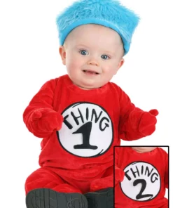 Nanjing Sylva International Trading Co. Ltd Thing 1 And 2 Costume For Infants -Wonderful Halloween Costumes Shop infant thing 1 and 2 costume alt 2