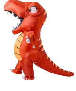 Joyin Inflatable Red Dinosaur Costume For Adults -Wonderful Halloween Costumes Shop inflatable adult red dino costume alt 2