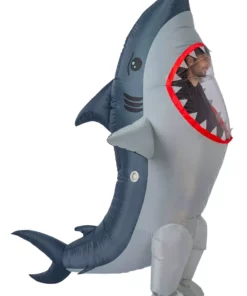 Joyin Inflatable Shark Costume For Adults 7 Joyin Inflatable Shark Costume For Adults -Wonderful Halloween Costumes Shop inflatable adult shark costume alt 2