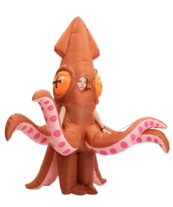 Joyin Inflatable Giant Squid Costume For Kids 9 Joyin Inflatable Giant Squid Costume For Kids -Wonderful Halloween Costumes Shop inflatable child giant squid costume alt 3