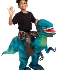 Joyin Inflatable Raptor Ride-On Costume For Children