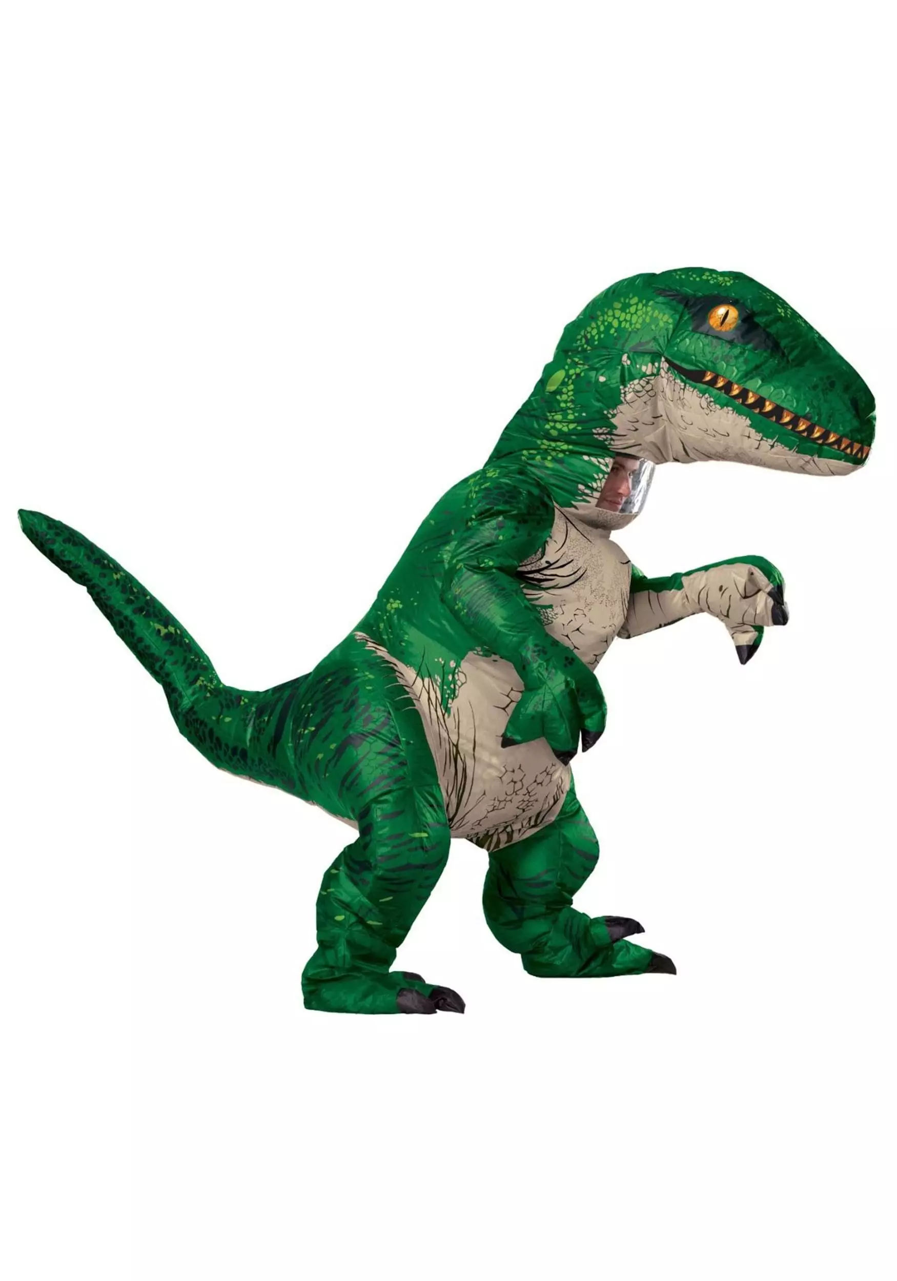 Rubies Costume Co. Inc Adult Green Velociraptor Inflatable Costume 3 Rubies Costume Co. Inc Adult Green Velociraptor Inflatable Costume