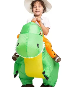 Joyin Inflatable T-Rex Ride-On Costume For Kids -Wonderful Halloween Costumes Shop inflatable kids t rex ride on costume alt 2