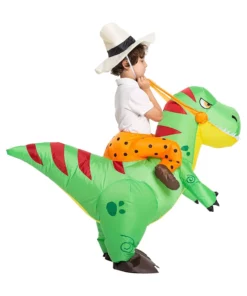 Joyin Inflatable T-Rex Ride-On Costume For Kids -Wonderful Halloween Costumes Shop inflatable kids t rex ride on costume alt 4