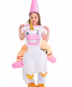 Joyin Inflatable Unicorn Ride-On Costume For Kids -Wonderful Halloween Costumes Shop inflatable kids unicorn ride on costume alt 2