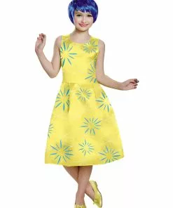 Disguise Disney Inside Out Joy Deluxe Costume For Girls