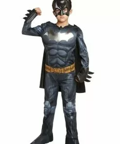 The Wholesale Group Kids Justice League Batman Muscle Costume