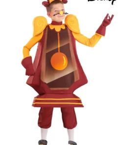 Fun Costumes Cogsworth Costume For Kids From Disney's Beauty And The Beast -Wonderful Halloween Costumes Shop kids beauty and the beast cogsworth costume alt 6