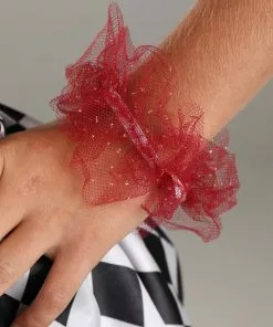 Jerry Leigh Burgundy Harlequin Costume For Kids 12 Jerry Leigh Burgundy Harlequin Costume For Kids -Wonderful Halloween Costumes Shop kids burgundy harlequin costume alt 3