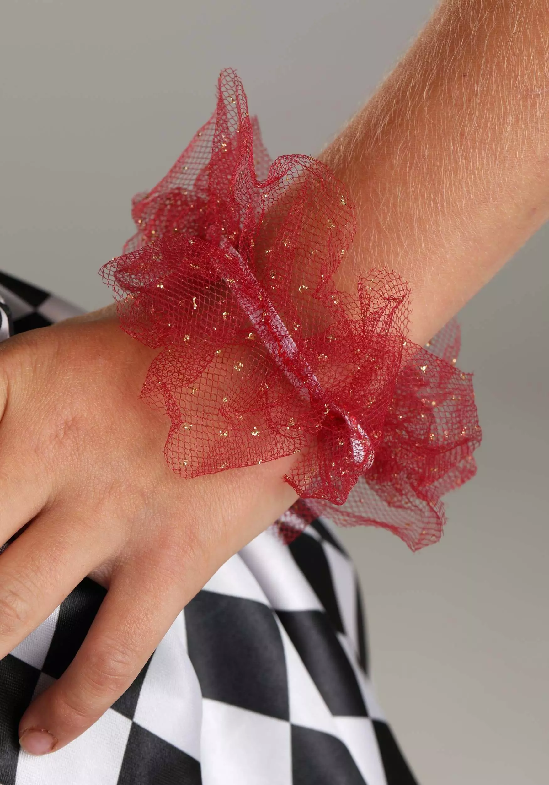 Jerry Leigh Burgundy Harlequin Costume For Kids 6 Jerry Leigh Burgundy Harlequin Costume For Kids - Image 4