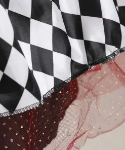 Jerry Leigh Burgundy Harlequin Costume For Kids 13 Jerry Leigh Burgundy Harlequin Costume For Kids -Wonderful Halloween Costumes Shop kids burgundy harlequin costume alt 4