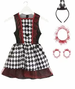 Jerry Leigh Burgundy Harlequin Costume For Kids 15 Jerry Leigh Burgundy Harlequin Costume For Kids -Wonderful Halloween Costumes Shop kids burgundy harlequin costume alt 6