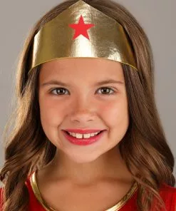 Jerry Leigh Caped Wonder Woman Costume For Girls -Wonderful Halloween Costumes Shop kids caped wonder woman costume alt 1