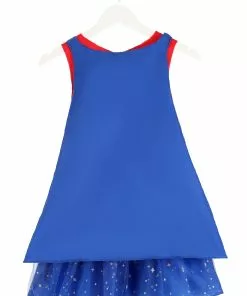 Jerry Leigh Caped Wonder Woman Costume For Girls -Wonderful Halloween Costumes Shop kids caped wonder woman costume alt 9