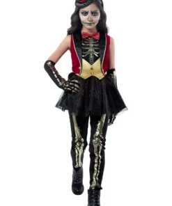 Rubies Costume Co. Inc Circus Skeleton Costume For Kids -Wonderful Halloween Costumes Shop kids circus skeleton costume alt 3