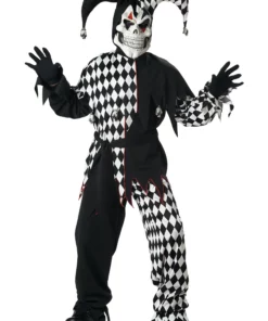 California Costume Collection Dark Jester Costume For Kids