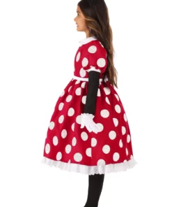 Fun Costumes Deluxe Disney Minnie Mouse Costume For Girls -Wonderful Halloween Costumes Shop kids deluxe minnie mouse costume alt 2
