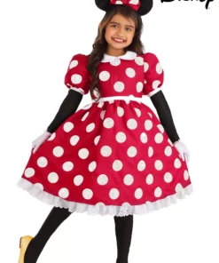 Fun Costumes Deluxe Disney Minnie Mouse Costume For Girls -Wonderful Halloween Costumes Shop kids deluxe minnie mouse costume alt 3