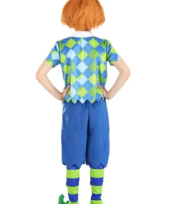 Fun Costumes Deluxe Plaid Munchkin Boy's Costume -Wonderful Halloween Costumes Shop kids deluxe plaid munchkin costume alt 4