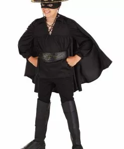 Fun Costumes Deluxe Kid's Zorro Costume -Wonderful Halloween Costumes Shop kids deluxe zorro costume alt 2