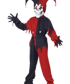 California Costume Collection Kids Evil Jester Costume