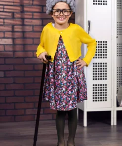 Seeing Red Grandma Costume For Kids