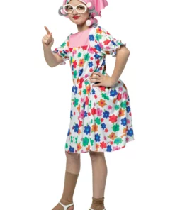 Rasta Imposta Kids Grandma Costume