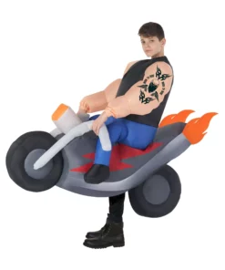 Morphsuits Hells Biker Inflatable Kids Costume