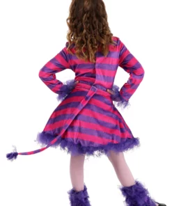 LF Products Pte. Ltd. Mischievous Cheshire Cat Costume For Girls -Wonderful Halloween Costumes Shop kids mischievous cheshire cat costume alt 1