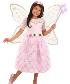 Suzhou Zhongsheng Imp & Exp Co., Ltd Premium Pink Fairy Costume For Kids