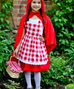 Linna Textiles And Manufacturing Kids Red Riding Hood Tutu Costume