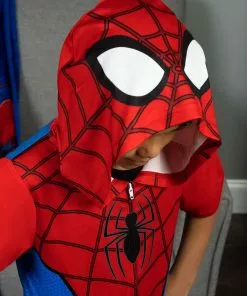 AME Sleepwear Spider-Man Romper For Kids 7 AME Sleepwear Spider-Man Romper For Kids -Wonderful Halloween Costumes Shop kids spider man romper alt 2