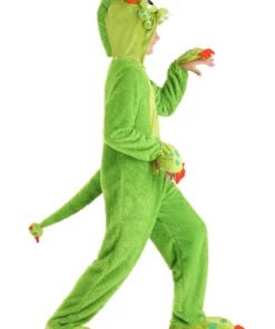 Zhenjiang Lian Yew Every Age Garment Accessories A Spotted Green Monster Kid's Costume -Wonderful Halloween Costumes Shop kids spotted green monster costume alt 2