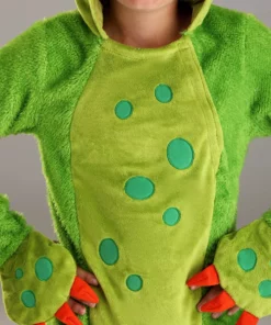 Zhenjiang Lian Yew Every Age Garment Accessories A Spotted Green Monster Kid's Costume -Wonderful Halloween Costumes Shop kids spotted green monster costume alt 4