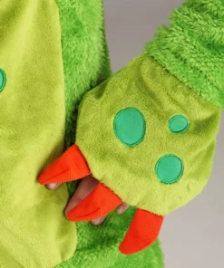 Zhenjiang Lian Yew Every Age Garment Accessories A Spotted Green Monster Kid's Costume -Wonderful Halloween Costumes Shop kids spotted green monster costume alt 5