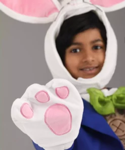 M&R TOY CO., LTD Whimsical White Rabbit Costume For Kids -Wonderful Halloween Costumes Shop kids whimsical white rabbit alt 4