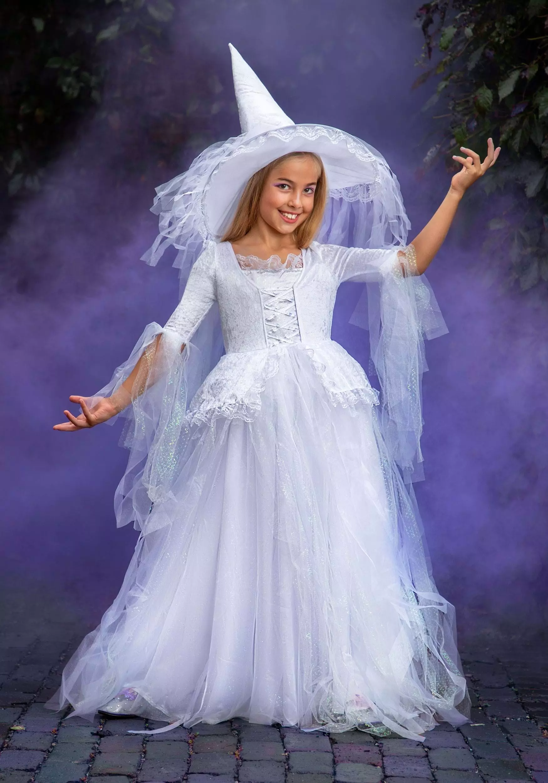 Suzhou Zhongsheng Imp & Exp Co., Ltd White Witch Kids Costume 3 Suzhou Zhongsheng Imp & Exp Co., Ltd White Witch Kids Costume