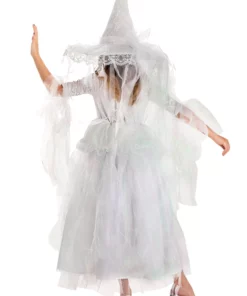 Suzhou Zhongsheng Imp & Exp Co., Ltd White Witch Kids Costume 11 Suzhou Zhongsheng Imp & Exp Co., Ltd White Witch Kids Costume -Wonderful Halloween Costumes Shop kids white witch costume alt 1