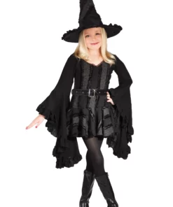 Fun World Black Witch Girl's Costume Dress