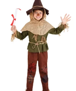 Jerry Leigh Wizard Of Oz Scarecrow Costume For Kids