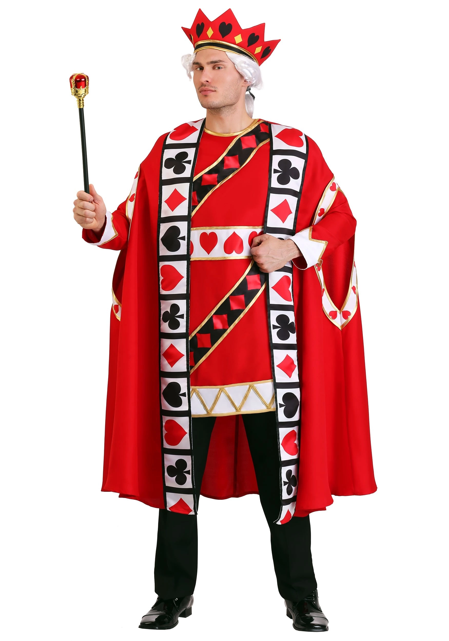 Fun Costumes Adult King Of Hearts Costume 3 Fun Costumes Adult King Of Hearts Costume