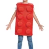 Disguise Lego Red Brick Costume For Kids -Wonderful Halloween Costumes Shop lego red brick costume