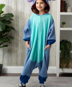 Sazac Disney Lilo And Stitch Kids Stitch Costume Kigurumi 6 Sazac Disney Lilo And Stitch Kids Stitch Costume Kigurumi -Wonderful Halloween Costumes Shop lilo and stitch child stitch kigurumi alt 1