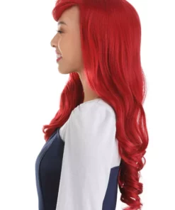 Partytime Wig Disney The Little Mermaid Women's Ariel Wig -Wonderful Halloween Costumes Shop little mermaid ariel wig alt 3